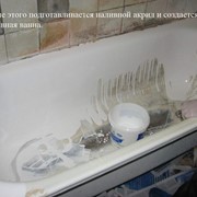 Реставрация ванн акрилом фото