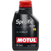 100% синтетическое моторное масло - MOTUL SPECIFIC DEXOS2 5W30 5л