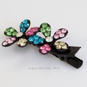 Заколка бок.5см(черн.,зол.),цвет.стр. 213270(100) фото