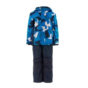 Костюм детский CMP Kid Set Jacket+Pant Boys blue denim river, Размер детская одежда 152 фото