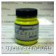 Краска флуоресцентная Jacquard Textile Color для натуральных и синтетических тканей, цвет: желтый лемон, 60 мл, пр-во США фото