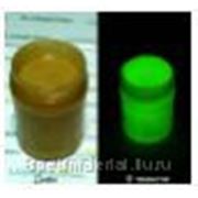 Алкидная ударостойкая тиксотропная эмаль Luminofor Glow SOLVENT Green, светящаяся в темноте, для стекла, металла, пластика, бетона, керамики. Зеленое фото