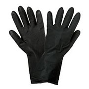 Перчатки латексные без подкладки (L), черные AIRLINE фотография