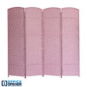 Ширма розовая, 200х200 см, 4 секции по 50 см