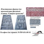 Форма для производства фасадной плитки «Старая крепость» фото