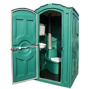Туалетная кабина “Стандарт“ в комплекте с компостирующим биотуалетом “Компакт“ на торфяном заполнителе фото