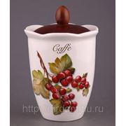 Банка для кофе "лесные ягоды" высота=19 см.диаметр=13 см. (685747)