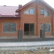 Деревянные дома из дикого сруба под ключ Украина фото
