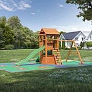 Детская площадка для дачи Клубный домик с трубой 2018 фото