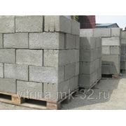 Блок пескобетонный полнотелый фундаментный 400х200х200