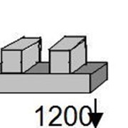 Железобетонный фундамент для панели Ф 3 1200х610х200