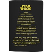 Обложка для паспорта Star Wars Title, черная фотография