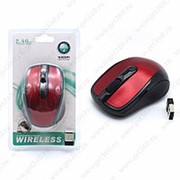 Беспроводная мышь Wireless Ergonomic Design Red (Красный) фото