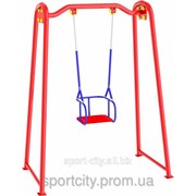 Качели одинарные со спинкой на цепях InterAtletika ТЕ406М фото