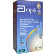 Тест-полоски Optium Plus (глюкоза) №100