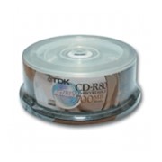 Диск CD-R набор TDK 700 MB 52х, Cake Box 25 шт.