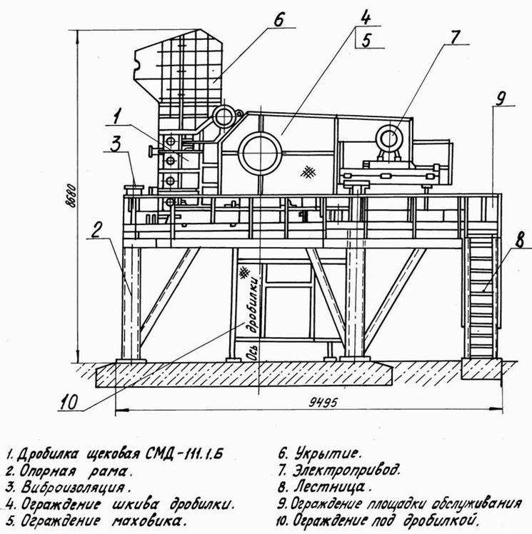 Дробилка смд 118 чертежи