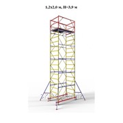 Вышка-тура ВСП-250, размер рабочей площадки 1,2х2,0 м, Н=3,9 м фотография