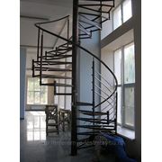 Винтовая лестница металлический каркас фото