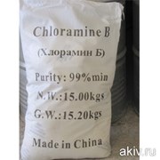 Хлорамин Б меш.15 кг.(пакеты 300гр.) фото