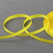 Лента репсовая, 6 мм, 23 ± 1 м, цвет жёлтый №15 фото