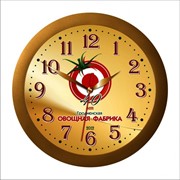 Часы настенные с логотипом фото