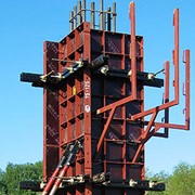 Опалубка колонн мелкощитовая стальная МСК фотография