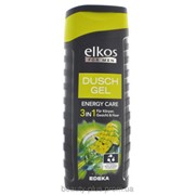 Elkos for men Energe care 3 in 1 Гель для душа, 300 мл фото