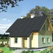 Двухэтажный мансардный каркасный дом Солнечный фото