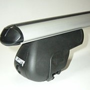 Багажник на крышу Фиат Хрома (Fiat Croma) 2005-2011, аэродинамические поперечины на рейлинги ATLANT 8810+8828 фотография