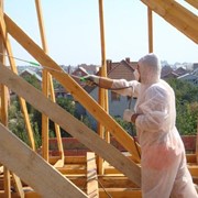 Нанесение огнезащитных составов фото