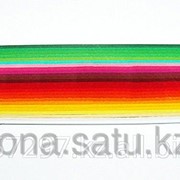 Бумага набор №53 130гр., 150мм., 200 полос, 25 цветов цветной микс 1 мини фото