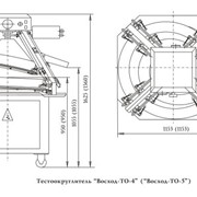 Тестоокруглитель с оперативной регулировкой Восход-ТО-5