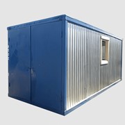 Блок-контейнер 2.4х8 м, для размещения ДГУ, металлический фотография