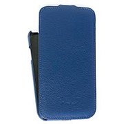 Кожаный чехол для Samsung Galaxy Mega 5.8 (i9150) Melkco Premium Leather Case - Jacka Type (Синий LC) фото