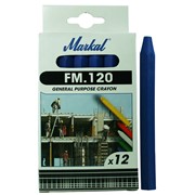 Мелок Markal FM.120 Industrial Crayon, восковой, от -20°С до +50°С, 120 x 11 мм Синий