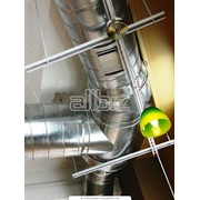 Монтаж и наладка систем вентиляции, спирально-навивные воздуховоды фото