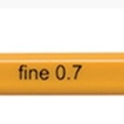 Ручка шариковая TRATTO, поворотный механизм, 0,7, желтый корпус, черная (FILA) фото