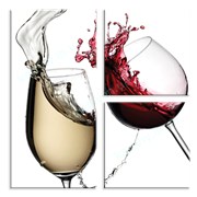 Картина Бокалы вина фото