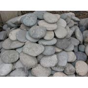 Камень природный для дорожки - блины. Размер L 15-30 см. , d 2,5-4 см. фото