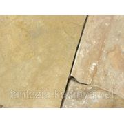 Камень для дорожек Песчаник желтый 4,0-5,0 см. фотография