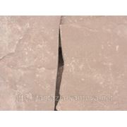 Камень для дорожек Песчаник бардовый 5,0-7,0 см. фото