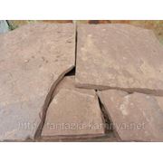 Камень Песчаник бардовый 8-9 см. фото