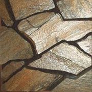 Камень природный (плитняк) серо-зеленый, толщина 3 см (для мощения) фото