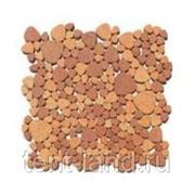 Керамическая неглазированая мозаика “Морские камушки“ Oak фото