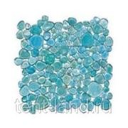 Стеклянная мозаика “Морские камешки“ Gleamy Blue фото
