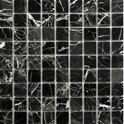 Мозаика NERO MARQUINA 30*30мм фото