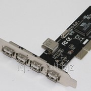 Контроллер PCI 4 ext. ports +1 int. Port USB 2.0 PCI фото
