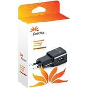 Сетевое зарядное устройство Florence USB, 2A (TC20-USB)