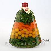 Бутыль декоративная с консервир. овощами (749257) фото